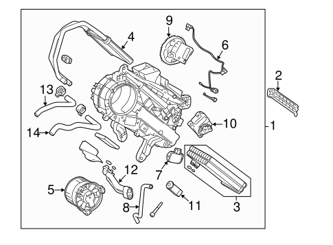 HVAC/CONDENSER, COMPRESSOR & LINES for 2015 Toyota Sienna #1