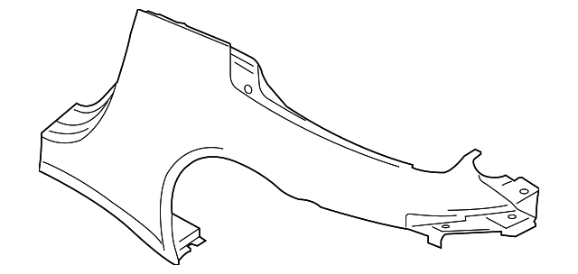 991-503-961-06-GRV Деталь QUARTER PANEL, LEFT