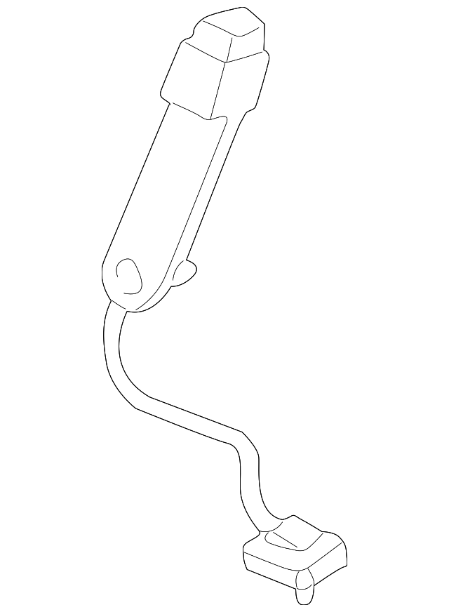 6F2Z-1760044-AA Деталь BUCKLE, RIGHT