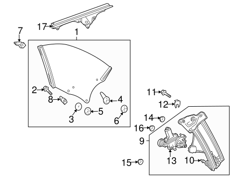 ELECTRICAL/QUARTER WINDOW for 2008 Toyota Solara #2