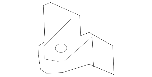 C2P2973 Деталь RADIATOR MOUNT BRACKET, LEFT