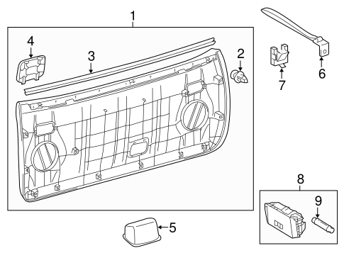 BODY/INTERIOR TRIM for 2013 Toyota 4Runner #1