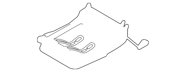 CK4Z-9963161-A Деталь SEAT FRAME, LEFT