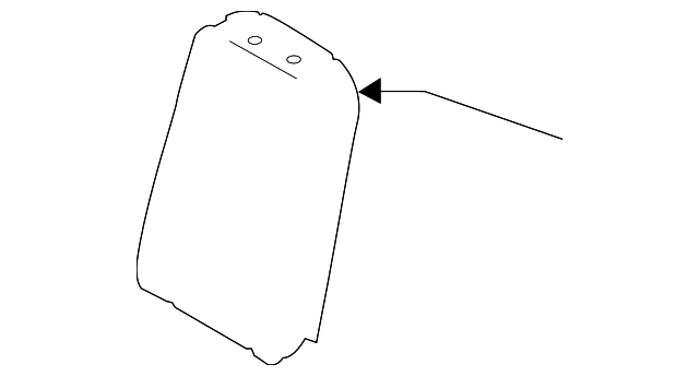 CK4Z-9966800-K Деталь SEAT BACK PAD, RIGHT