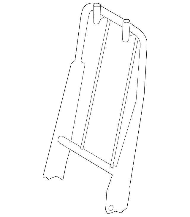 BK3Z-99613A38-A Деталь SEAT BACK FRAME, RIGHT