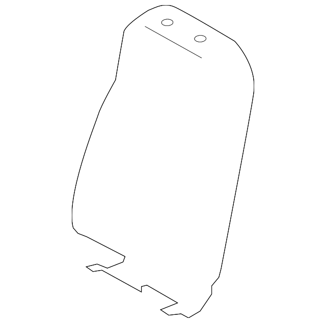 CK4Z-9966600-CG Деталь SEAT BACK COVER, RIGHT