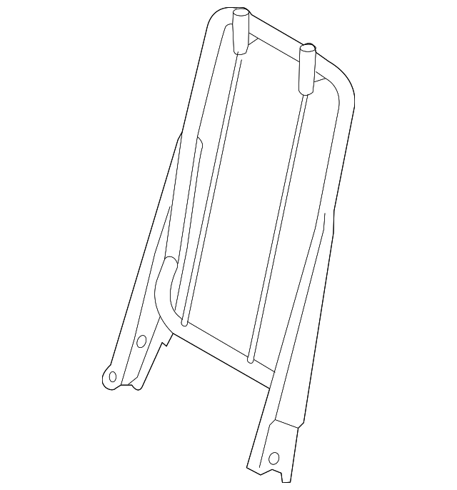 BK3Z-99613A39-B Деталь SEAT BACK FRAME, LEFT