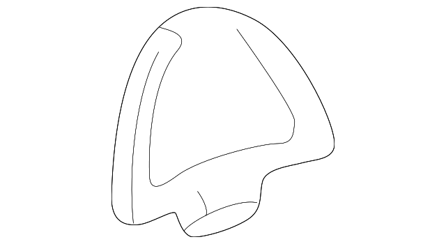 YF1Z54654A82AAB Деталь ARMREST ASSY SIDE COVER, RIGHT