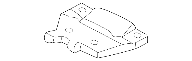 F6DZ54045B32B Деталь CONSOLE MOUNT BRACKET
