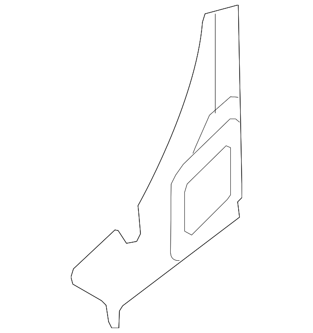 13341028 Деталь LOWER EXTN, LEFT