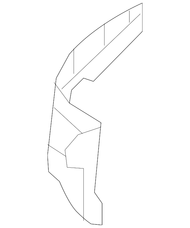 13283763 Деталь FRONT EXTN, LEFT