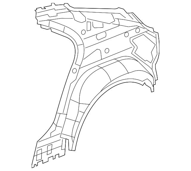 12847583 Деталь INNER PANEL, RIGHT
