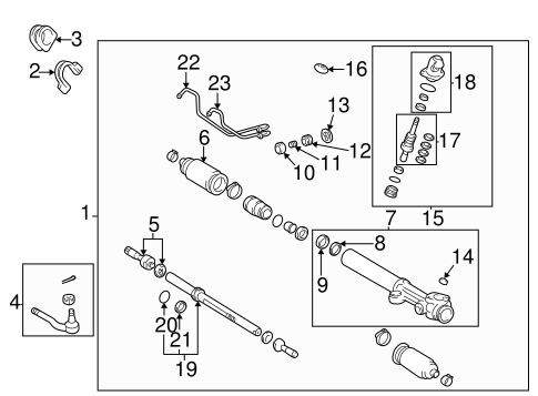 STEERING/STEERING GEAR & LINKAGE for 2000 Toyota Tacoma #3