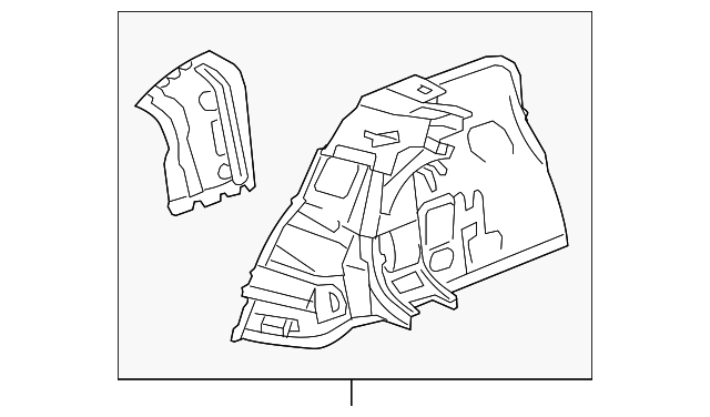 22952237 Деталь INNER WHEELHOUSE, RIGHT