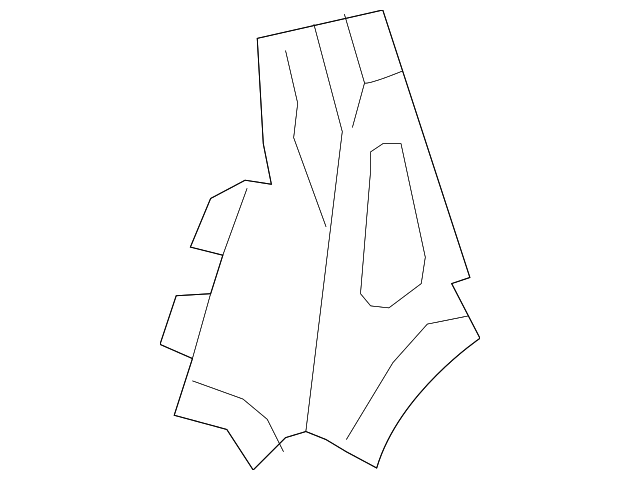20877028 Деталь LOWER REINF, LEFT