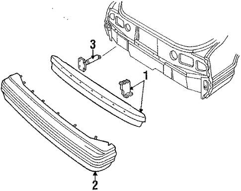 Mustang REAR BUMPER