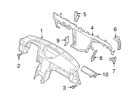 Instrument Panel for 2005 Infiniti G35 #1