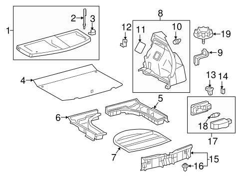 BODY/INTERIOR TRIM - REAR BODY for 2016 Scion iM #1