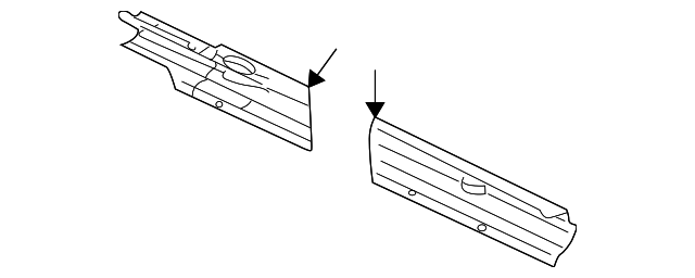 1W6Z-7610129-AA Деталь ROCKER PANEL, LEFT