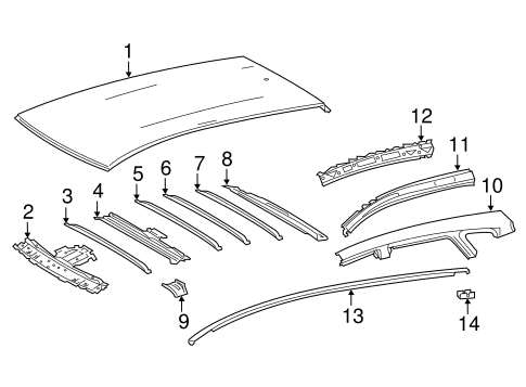 BODY/EXTERIOR TRIM - ROOF for 2016 Scion iM #1