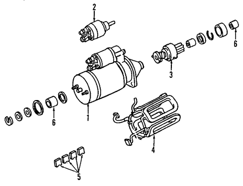 Starter for 1984 Mercedes-Benz 300 SD #0