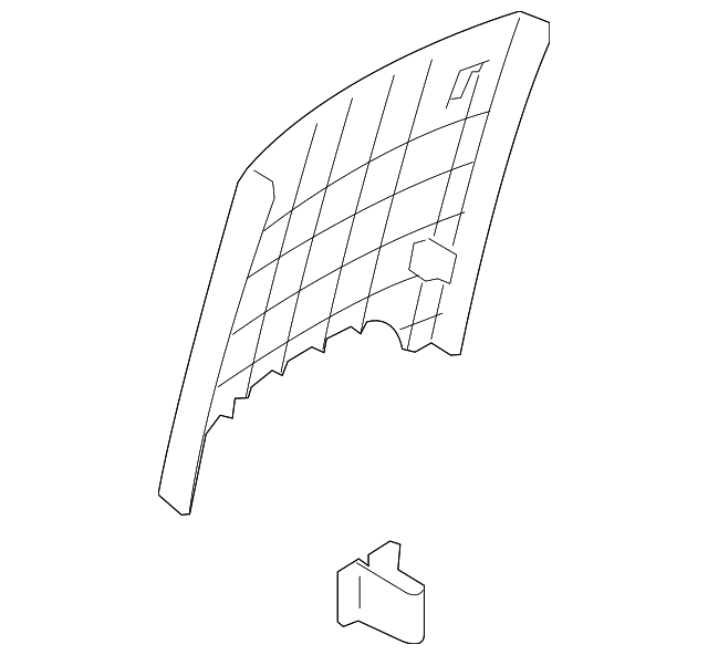 BA8Z-7404567-AB Деталь FRONT PANEL