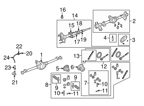 Wrangler AXLE HOUSING 2