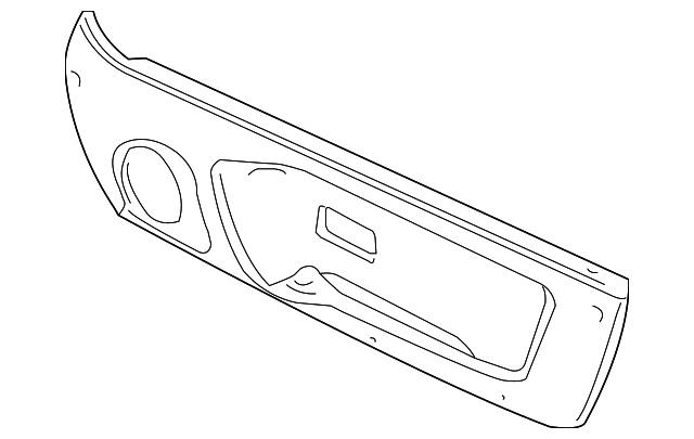 AWR5101LPR Деталь DOOR TRIM PANEL, LEFT