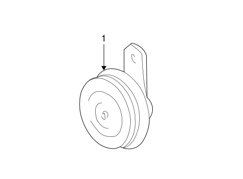ELECTRICAL/HORN for 2003 Toyota Corolla #1