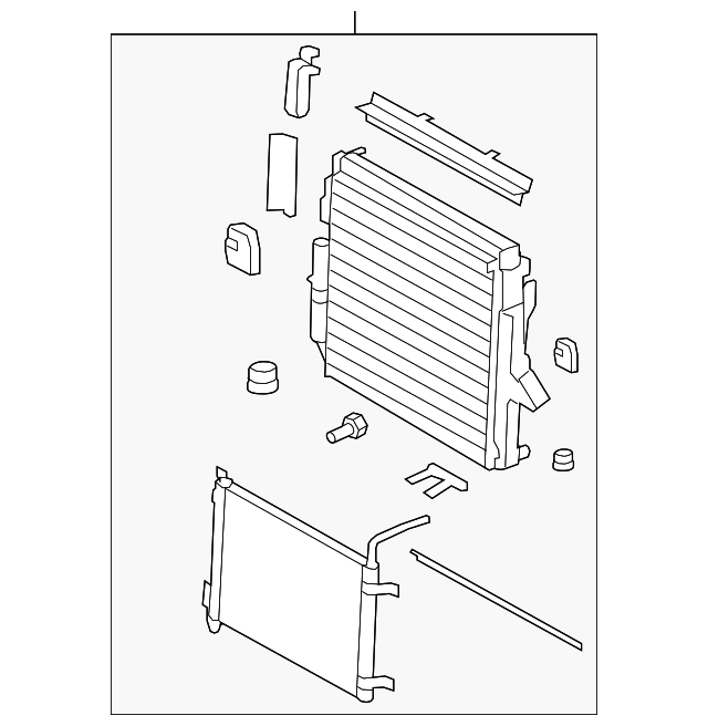 PCC500680 RADIATOR ASSY