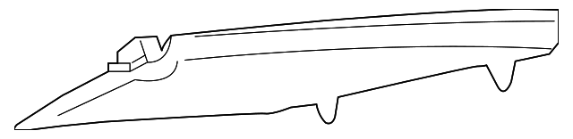 C2Z27706AMN Деталь UPPER QTR TRIM, RIGHT