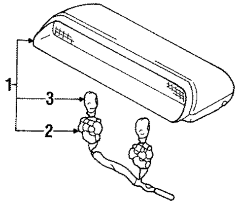 Metro HIGH MOUNTED STOP LAMP 2