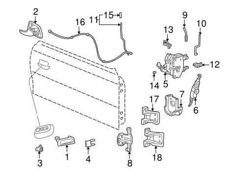 Electrical/Door for 2002 Ford Mustang #2