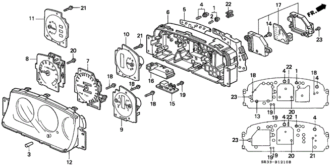 Electrical/Exhaust/Heater/Fuel/Meter Components for 1992 Honda CIVIC HATCHBACK #1