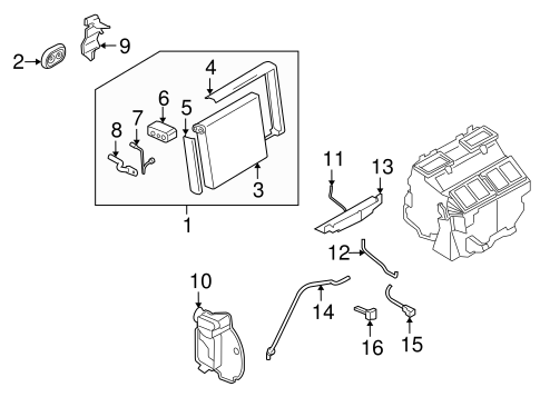 HVAC/Condenser, Compressor & Lines for 2015 Nissan GT-R #1