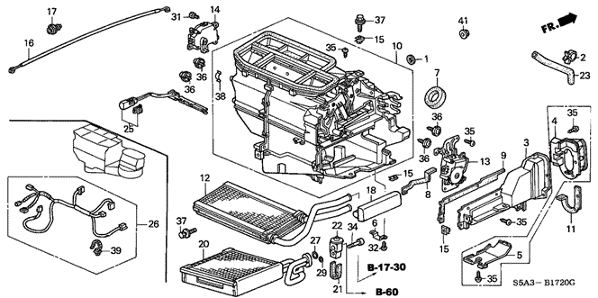 ELECTRICAL / EXHAUST / HEATER / FUEL/HEATER UNIT for 2001 Honda CIVIC SEDAN #1