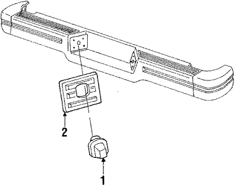 Comanche LICENSE LAMPS