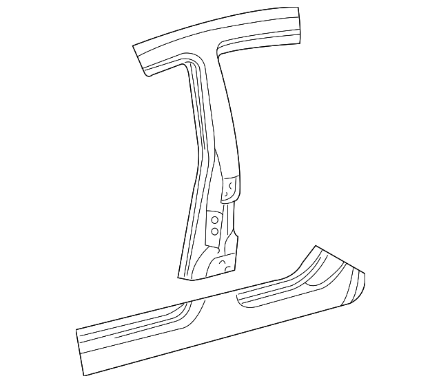 XW4Z54211A10AA Деталь CTR PLR & ROCKER, RIGHT