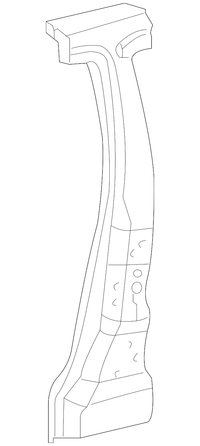 3W4Z-5424382-AA Деталь PILLAR REINF, RIGHT
