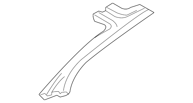 YW4Z5402504AA Деталь W'SHIELD PILLAR, RIGHT