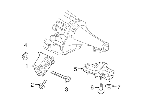 1500 ENGINE & TRANS MOUNTING