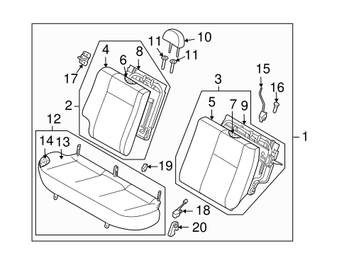 G3 REAR SEAT