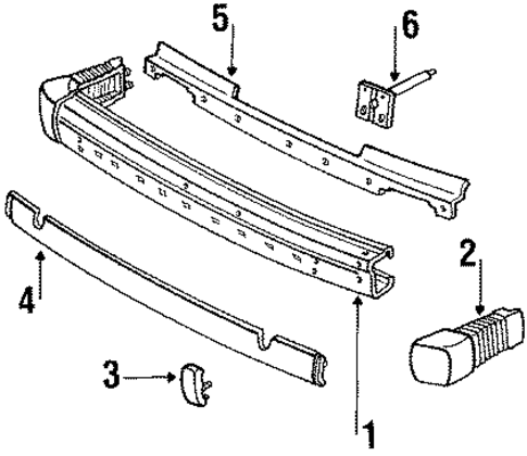 Topaz FRONT BUMPER