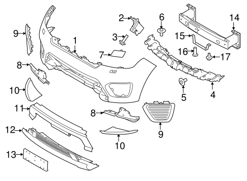 Range Rover Sport BUMPER & COMPONENTS - FRONT