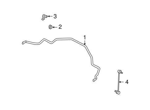 Stabilizer Bar & Components for 2000 Mazda MPV #0