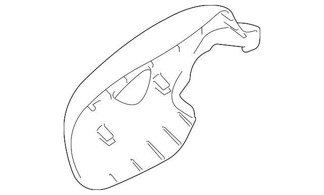 12797722 Деталь REAR COVER, LEFT
