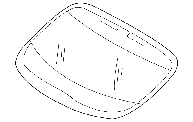C2N2961 Деталь BACK GLASS