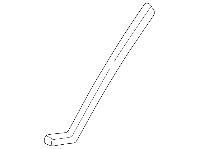 XR3Z6351822AA Деталь PILLAR MOLDING SEAL, LEFT