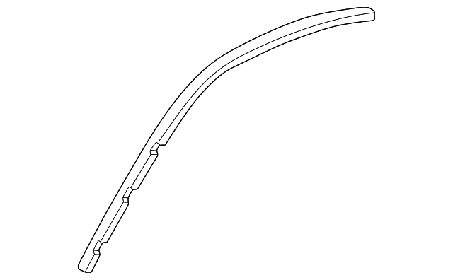 3R3Z6351822AA Деталь PILLAR MOLDING SEAL, LEFT