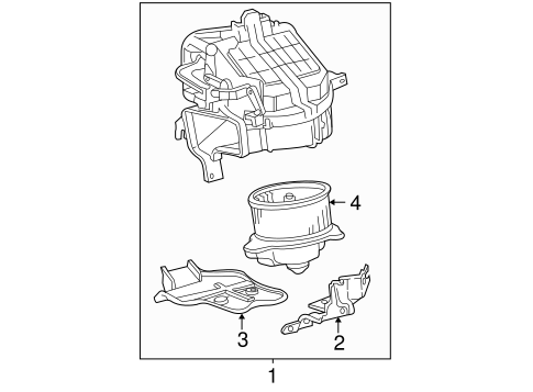HVAC/BLOWER MOTOR & FAN for 1999 Toyota Sienna #2